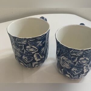 Set of two Bermudan blue by churchhill mugs